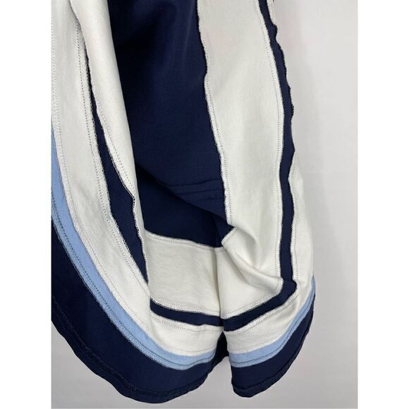 Aqua Fit & Flare Cap Sleeve Navy Dress Large - Picture 6 of 7